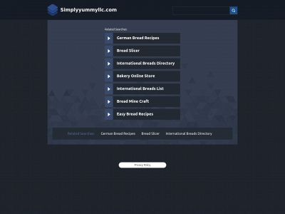 simplyyummyllc.com snapshot