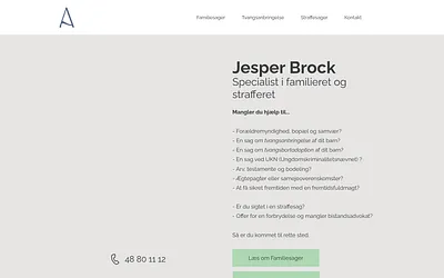 advokatbrock.dk snapshot