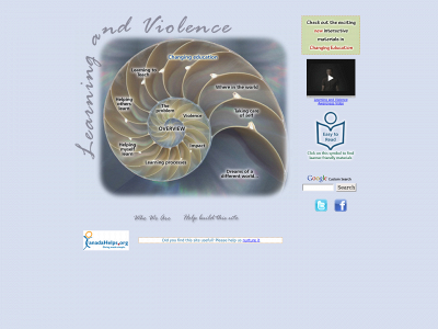 learningandviolence.net snapshot