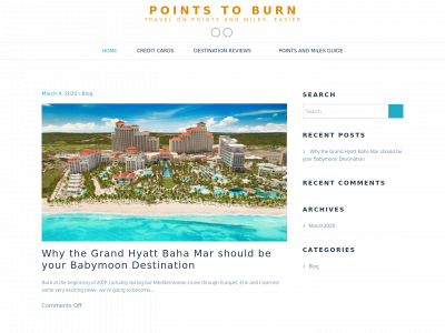 pointstoburn.com snapshot