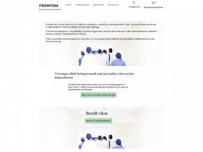 frontida.no snapshot