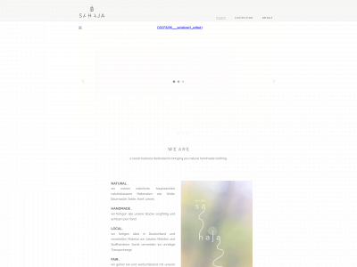 sahaja.de snapshot