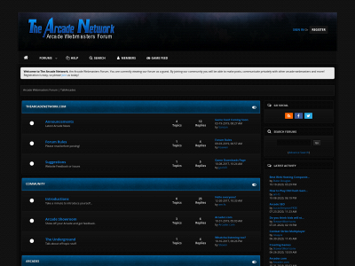 thearcadenetwork.com snapshot