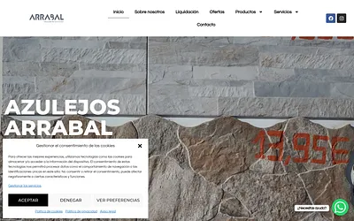 www.azulejosarrabal.com snapshot