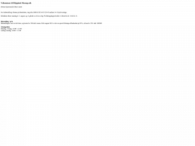 filippinsk-massage.dk snapshot