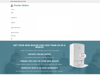 premierboilers.co.uk snapshot