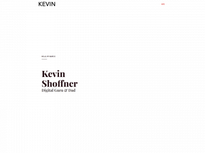 kevinshoffner.com snapshot