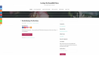 lovingmybeautifulmess.com snapshot