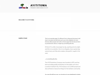 ayititoma.com snapshot