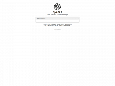 sjatgpt.be snapshot