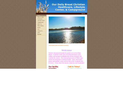 ourdailybreadhealthcare.org snapshot