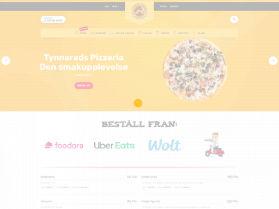 tynneredspizzeria.com snapshot