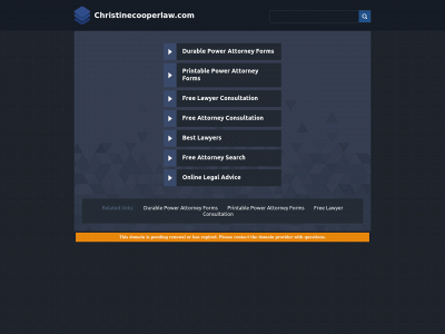 christinecooperlaw.com snapshot