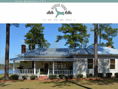hiddenpondhouse.com snapshot