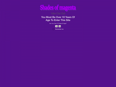 shadesofmagenta.com snapshot