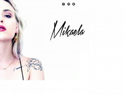 mikaelamusic.com snapshot