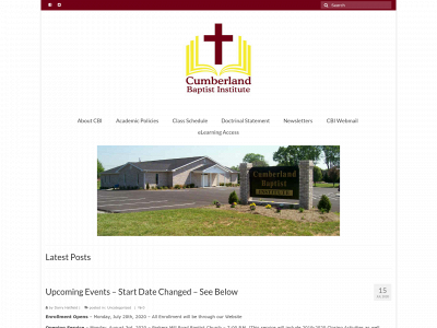 cumberlandbaptistinstitute.org snapshot