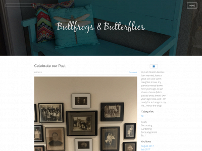 www.bullfrogs-butterflies.com snapshot
