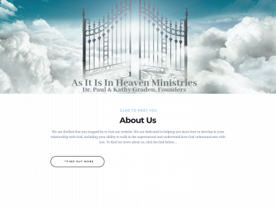 asitisinheavenministries.org snapshot