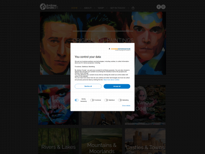 andrewsmithart.co.uk snapshot