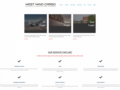 westwind-cargo.com snapshot