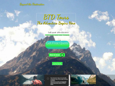 beyondthedestination.com snapshot