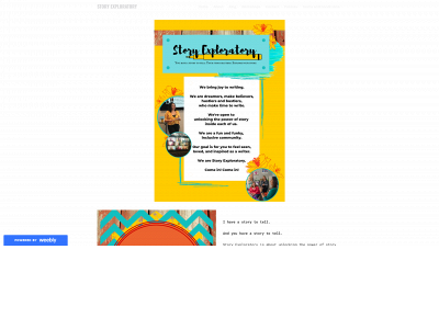 www.thestoryexploratory.com snapshot