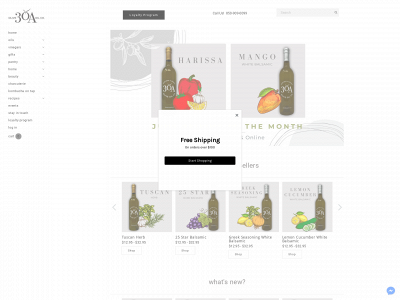 www.30aoliveoil.com snapshot