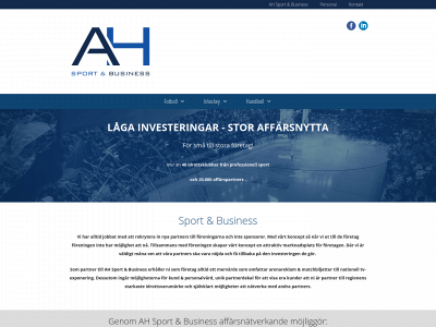 ahsportandbusiness.se snapshot