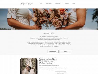 gingergingerbloemen.be snapshot
