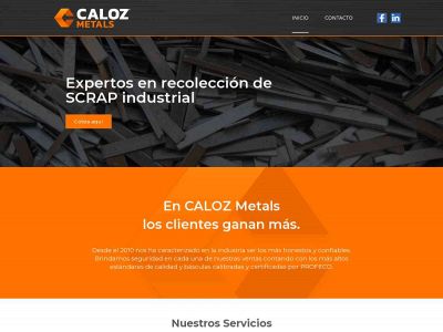 calozmetals.com snapshot