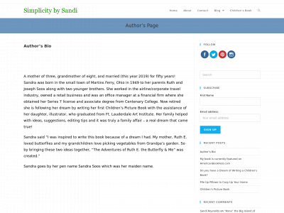 simplicitybysandi.com snapshot
