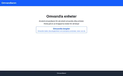 omvandlaren.se snapshot