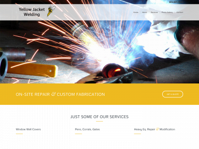 yellowjacketwelding.com snapshot