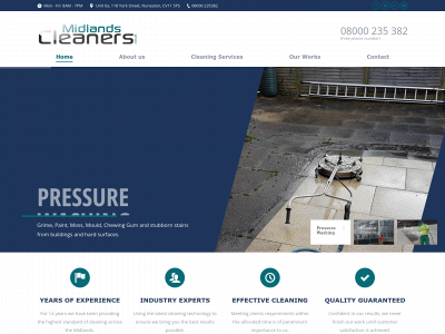 midlandscleaners.co.uk snapshot