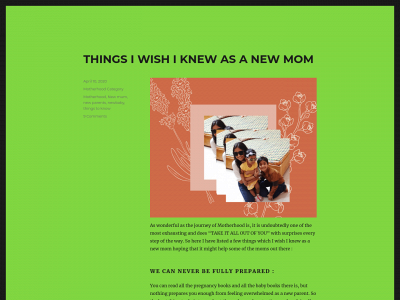 thezestymommy.com snapshot