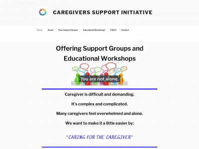 caregiversupportinitiative.com snapshot