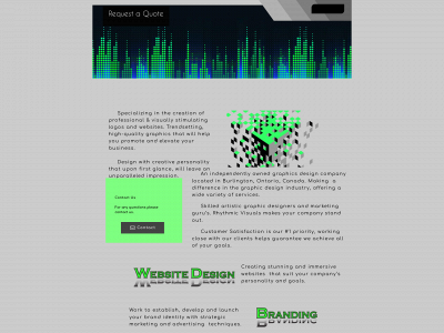 rhythmicvisuals.com snapshot