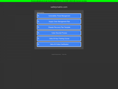safetymatrix.com snapshot