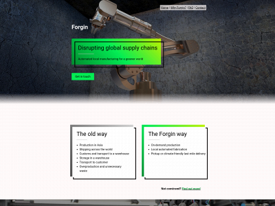 forgin.co snapshot