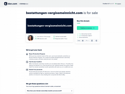 bestattungen-vergissmeinnicht.com snapshot
