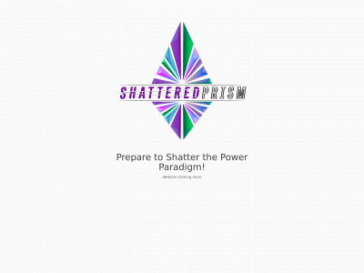 shattered-prism.com snapshot