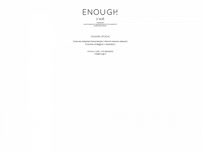 enough.lt snapshot