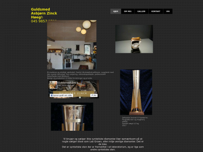 gallerihanehoej.dk snapshot