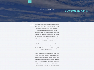 theworldismyoyster.online snapshot