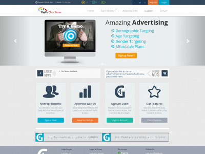 payperclicksense.com snapshot
