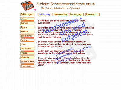 schreibmaschinenmuseum.org snapshot