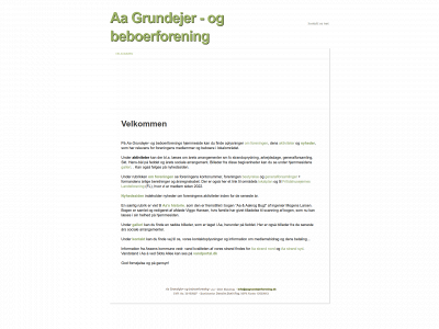 aagrundejerforening.dk snapshot