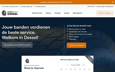 bandenservicedessel.be snapshot