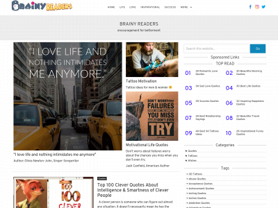 brainyreaders.com snapshot